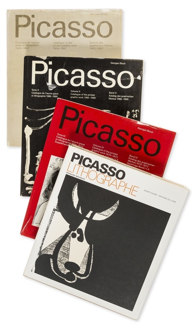 Pablo Picasso, ‘Catalogue of the Printed Graphic Work I,II,IV & Picasso Lithographe’, Forum Auctions