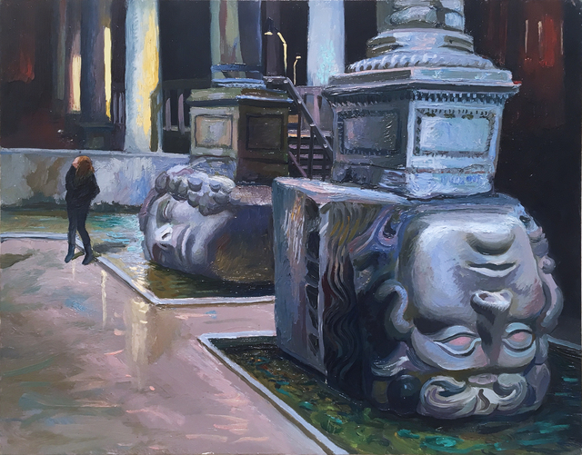 Thomas John Carlson, ‘Istanbul Medusa’, 2014, Painting, Oil on panel, Deep Space Gallery