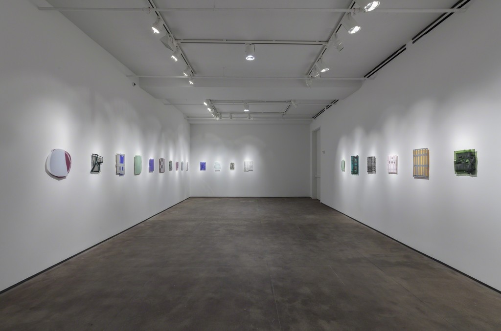 Installation view of Sam Moyer: Naked as the Glass at Sean Kelly, New York
February 21 - March 16, 2019
Photography: JSP Art Photography
Courtesy: Sean Kelly, New York Installation view of Sam Moyer: Naked as the Glass at Sean Kelly, New York
February 21 - March 16, 2019
Photography: JSP Art Photography
Courtesy: Sean Kelly, New York