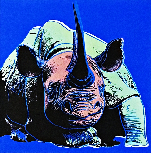 Andy Warhol, ‘Blue Rhinoceros ’, 1987, Alpha 137 Gallery
