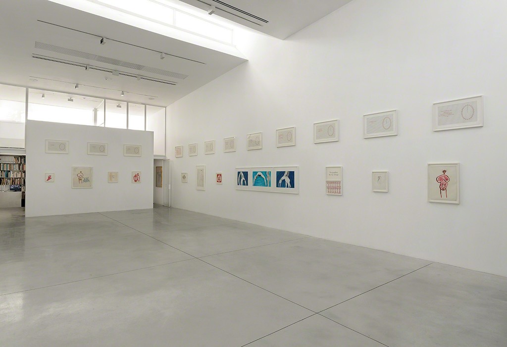 Installation view of Louise Bourgeois: Pink Days / Blue Days at Gordon Gallery in Tel Aviv (5Sept17-28Oct17).
© The Easton Foundation, Licensed by VAGA, NY,
Photo: Elad Sarig Installation view of Louise Bourgeois: Pink Days / Blue Days at Gordon Gallery in Tel Aviv (5Sept17-28Oct17).
© The Easton Foundation, Licensed by VAGA, NY,
Photo: Elad Sarig