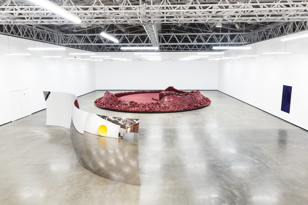 "My Red Homeland" at The Jewish Museum & Tolerance Center. © Anish Kapoor. "My Red Homeland" at The Jewish Museum & Tolerance Center. © Anish Kapoor.
