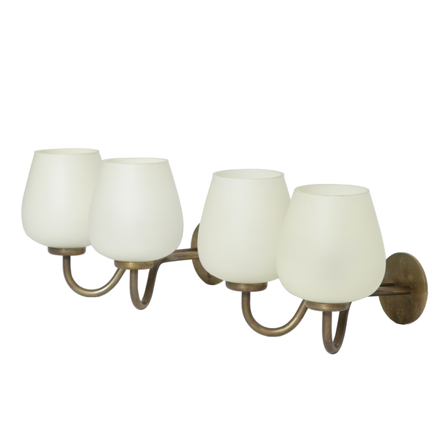 Vilhelm Lauritzen, ‘Pair of wall lights’, 1940-1950, Dansk Møbelkunst Gallery