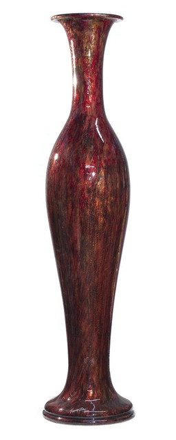 Tommy Zen, ‘Oxblood Néo Classique Vase’, Design/Decorative Art, Mixed media, Markowicz Fine Art