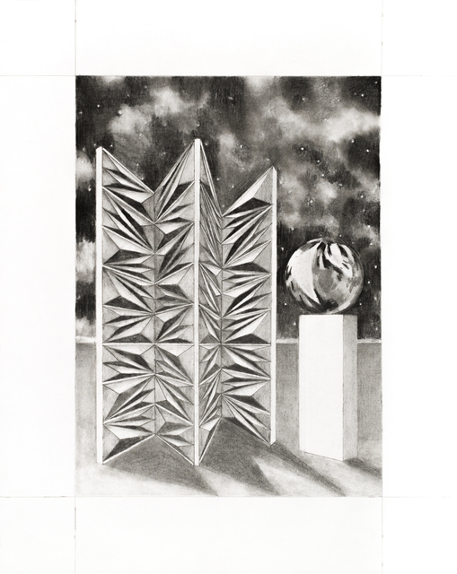 Audrey Matt Aubert, ‘Pare-étincelles’, 2020, Drawing, Collage or other Work on Paper, Graphite on paper, Isabelle Gounod