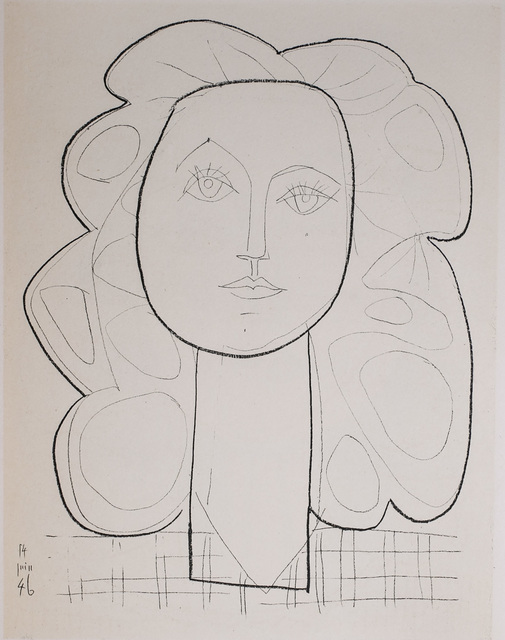 Pablo Picasso, ‘Francoise, 1949 Limited edition Lithogrph by Pablo Picasso’, 1949, White Cross