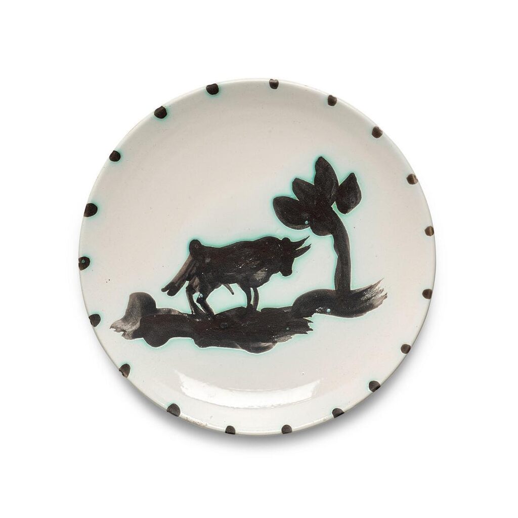 Pablo Picasso - Taureau sous l'arbre (Ramié 159)