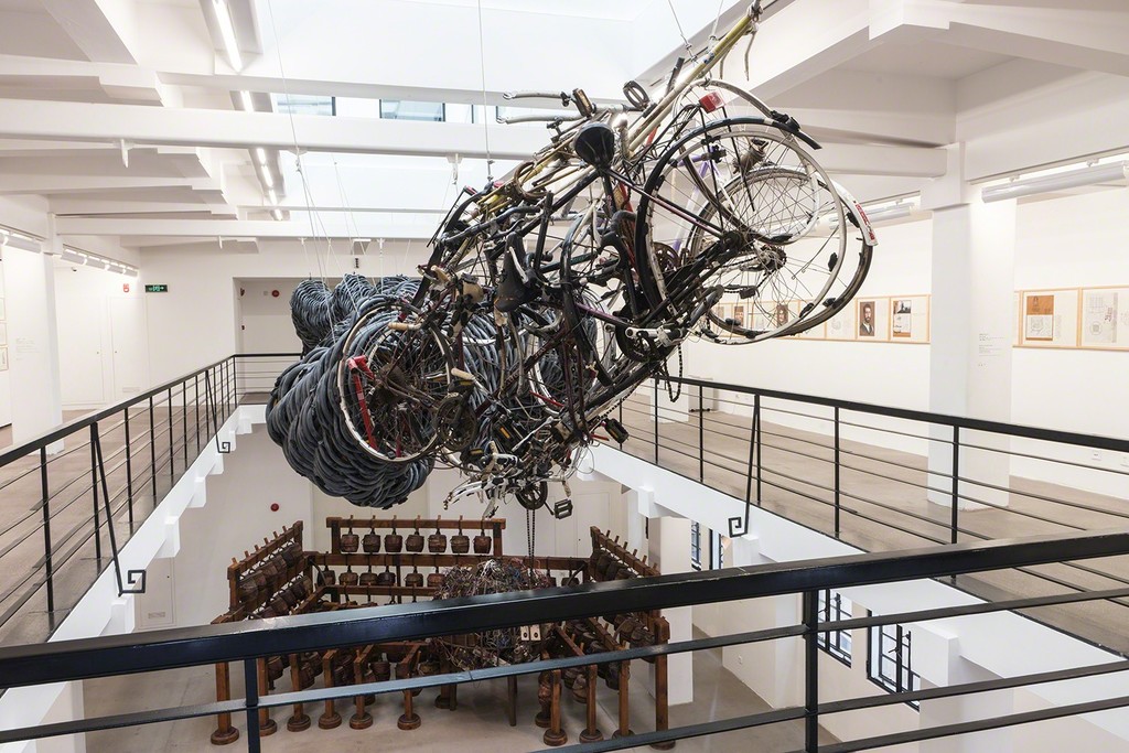 Chen Zhen, "Precipitous Parturition" (1999). Rockbund Art Museum. Photo provided by Rockbund Art Museum. Chen Zhen, "Precipitous Parturition" (1999). Rockbund Art Museum. Photo provided by Rockbund Art Museum.