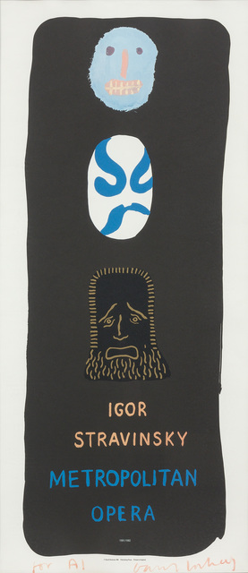 David Hockney, ‘IGOR STRAVINSKY, METROPOLITAN OPERA (B. 104)’, 1981, Doyle