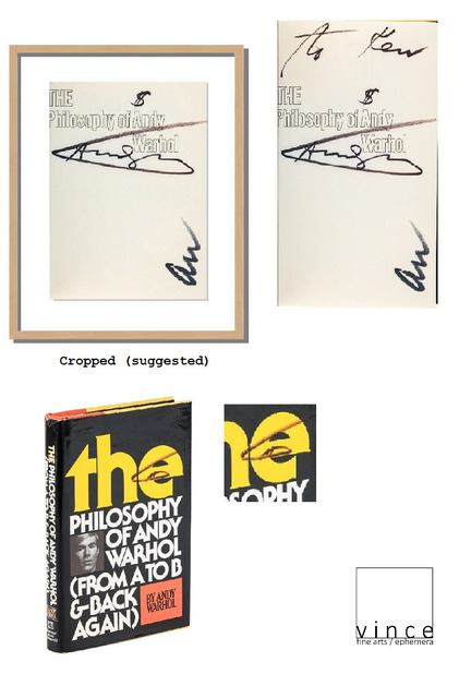 Andy Warhol, ‘"The Philosophy of Andy Warhol, From A to B and Back Again", SIGNED/INITIALED & DRAWING’, 1975, VINCE fine arts/ephemera