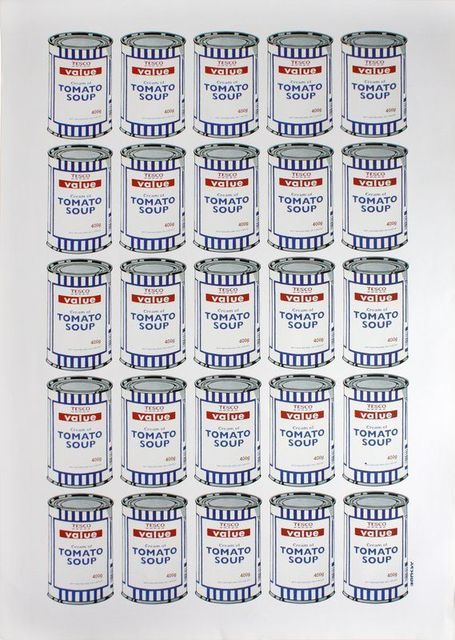 Banksy, ‘BANKSY TESCO VALUE TOMATO SOUP CANS, ORIGINAL LITHOGRAPH LTD EDITION POW’, 2010, Arts Limited