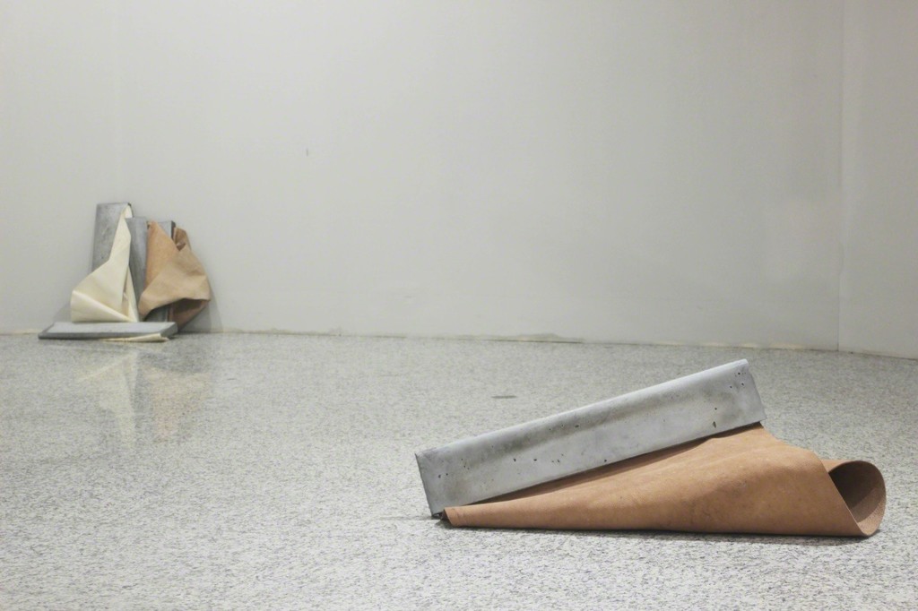 Paolo Peroni - Untitled - Cement and leather Paolo Peroni - Untitled - Cement and leather