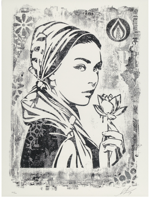 Shepard Fairey (OBEY), ‘Damaged Stencil Series: Natural Springs ’, 2017, Taglialatella Galleries