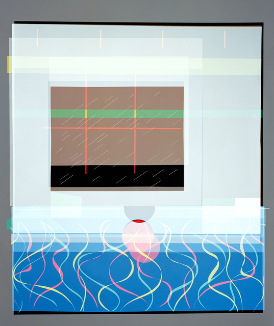 Niko Luoma, ‘Self-titled Adaptation of Peter getting out of Nick's Pool (after David Hockney, 1966) Version II’, 2018, Galerie Nikolaus Ruzicska