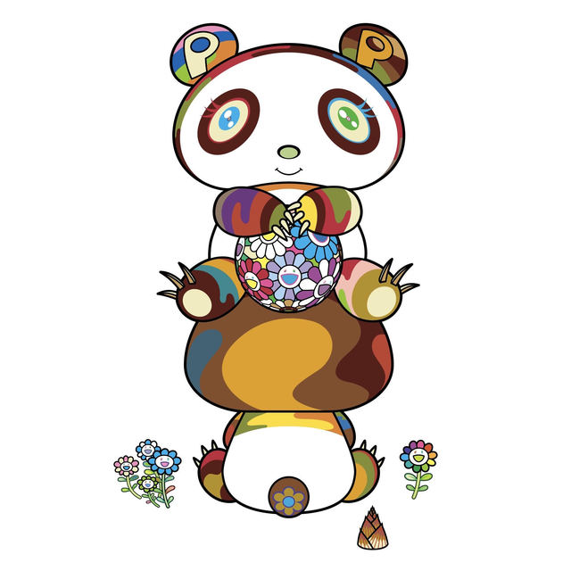 Takashi Murakami | Sitting pandas here and there (2020) | Available for ...