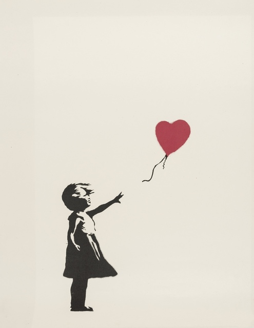 Banksy, ‘Girl with Balloon’, 2004, Print, Screenprint in colours, Forum Auctions