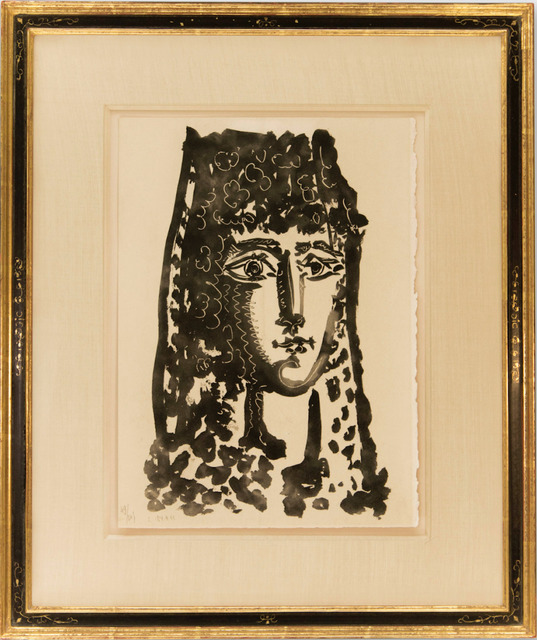 Pablo Picasso, ‘Femme a la Mantille- Carmen, from "Le Carmen des Carmen"’, 1949, Print, Aquatint, Dawson Cole Fine Art