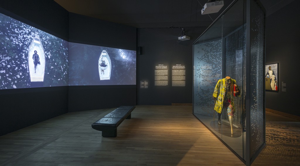 View of the exhibition From Africa to the Americas: Face-to-face Picasso, Past and Present. The Montreal Museum of Fine Arts, May 12 to September 16, 2018. Photo: MMFA, Denis Farley. View of the exhibition From Africa to the Americas: Face-to-face Picasso, Past and Present. The Montreal Museum of Fine Arts, May 12 to September 16, 2018. Photo: MMFA, Denis Farley.
