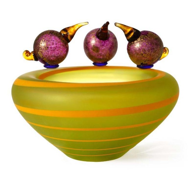 Borowski Glass, ‘Pool Bowl: 24-08-03 in Lime Green’, 2018, Art Leaders Gallery