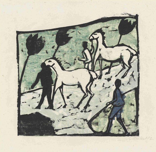 Erich Heckel, ‘Weisse Pferde’, 1912, Christie's