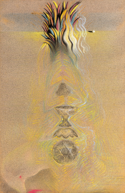 Salvador Dalí, ‘Le Brasier - Le Coupes’, 1930 circa, Drawing, Collage or other Work on Paper, Pastels and collage on paper laid down on cardboard, Il Ponte