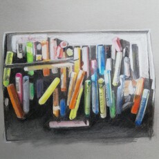 Rosemary Burn, 23 Pastels (2023)