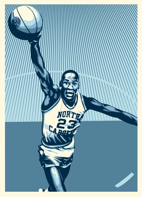 Shepard Fairey (OBEY), ‘Michael Jordan - Hall of Fame’, 2009, AYNAC Gallery