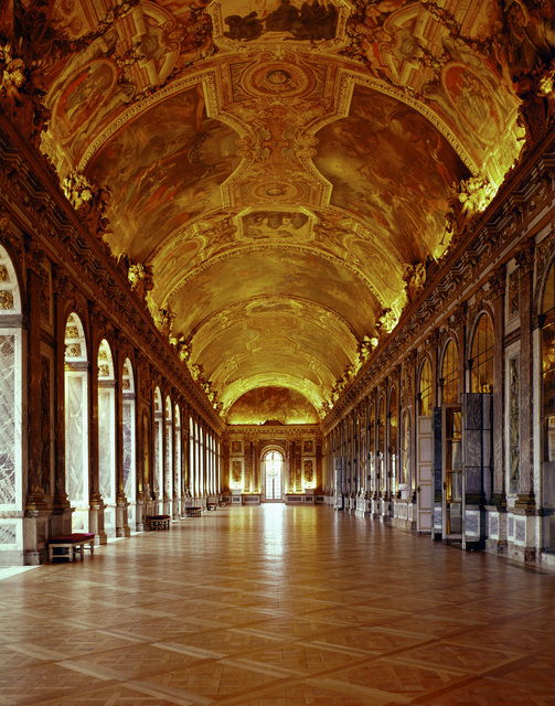 Jules Hardouin-Mansart | Versailles (view of the Grand Hall of Mirrors ...