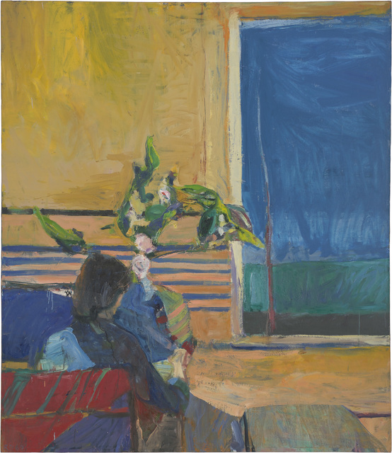 Richard Diebenkorn | Girl with Plant (1960) | Artsy