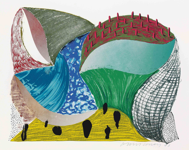 David Hockney, ‘Gorge d'Incre from Some More New Prints’, 1993, Zeit Contemporary Art