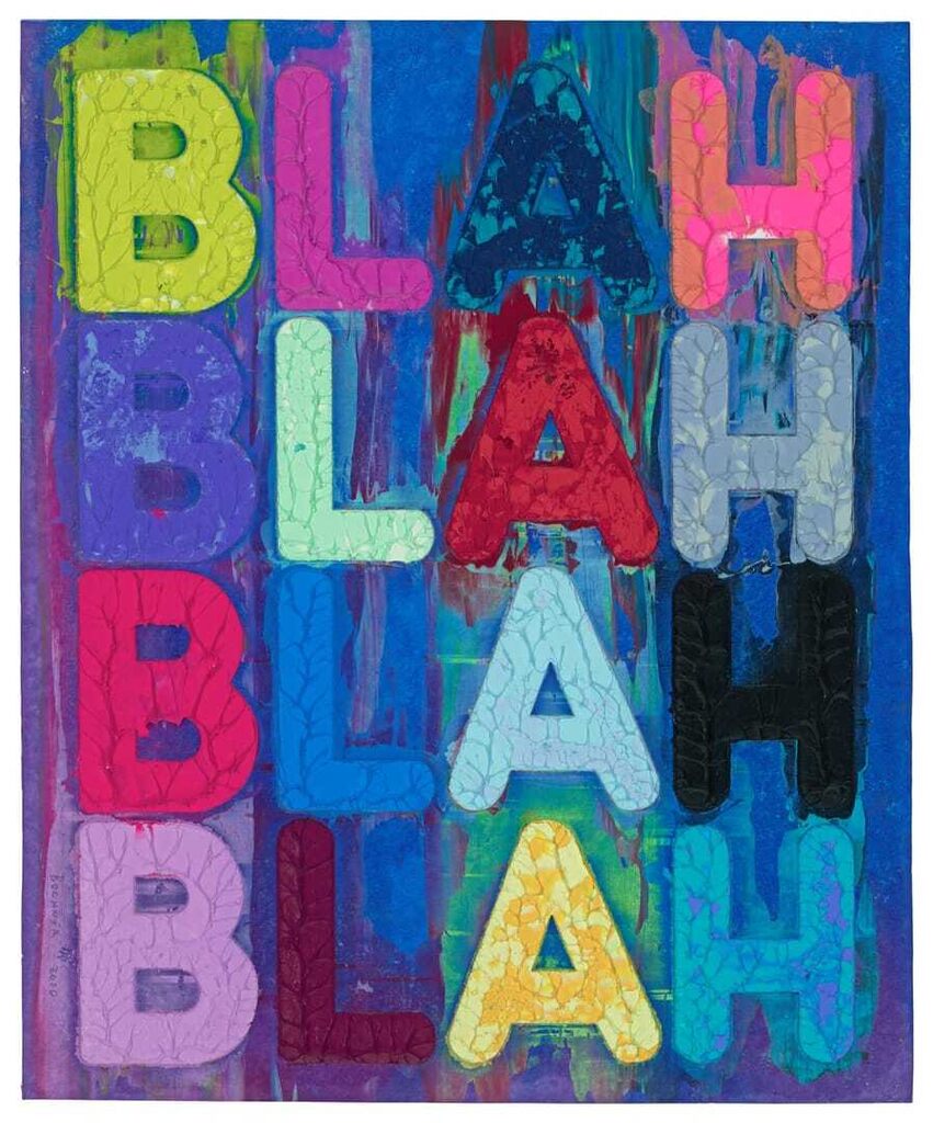 Mel Bochner - Blah blah blah