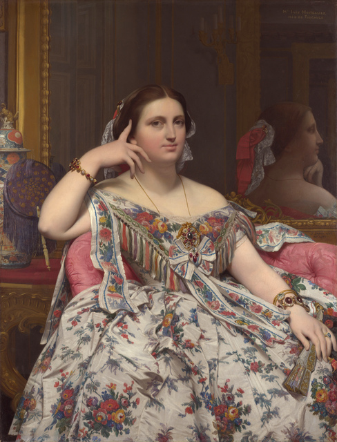 Jean-Auguste-Dominique Ingres, ‘Madame Moitessier’, 1856, The National Gallery, London