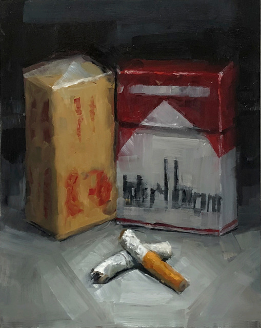 Tom Giesler, ‘Health Study 38: butter box butts’, 2020, Painting, Oil on panel, McVarish Gallery