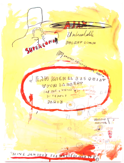 Jean-Michel Basquiat, ‘SUPERCOMB’, 1988, Silverback Gallery