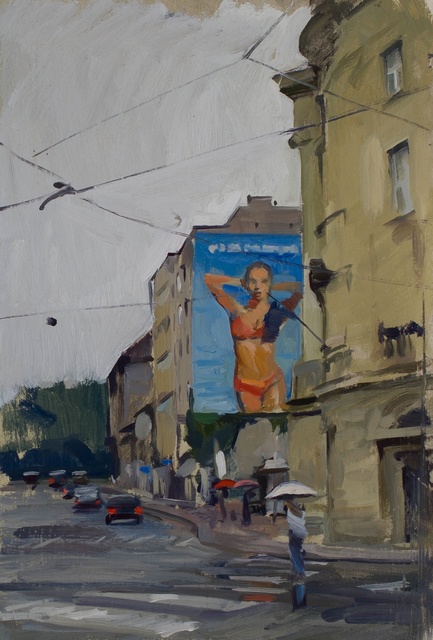 Marc Dalessio, ‘Zagreb’, 2015, Painting, Oil on panel, Grenning Gallery