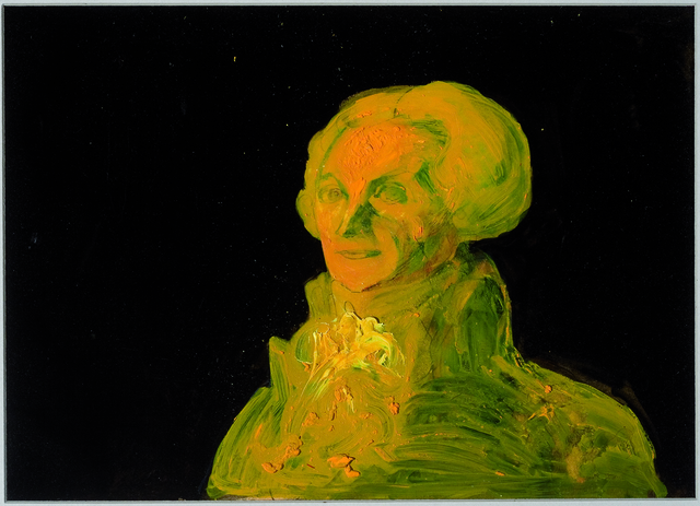 György Kovásznai, ‘Ca Ira, a Francia Forradalom dala sorozat Robespierre’, 1973, Painting, Oil, Joanna Bryant & Julian Page