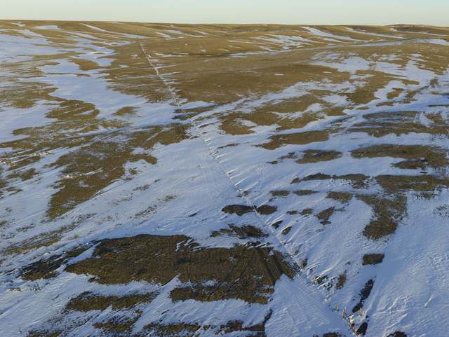 Andrew Moore, ‘Fence Line Drift, Dawes County, Nebraska’, 2013, Yancey Richardson Gallery