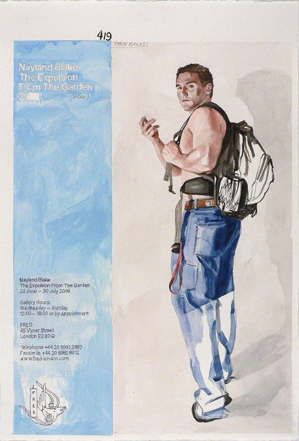 Jack Balas, ‘NAYLAND BLAKE EXPULSION FROM THE GARDEN (BLUE) (Muse/Museum series)’, 2008, William Havu Gallery