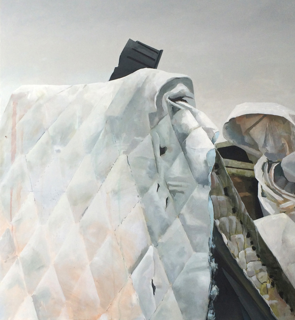 Jenny Brillhart, ‘Bent’, 2015, Painting, Oil on Maple Panel, Kuckei + Kuckei