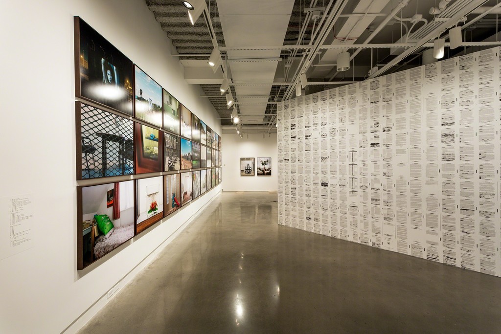Edmund Clark: The Day the Music Died, installed at the International Center of Photography, New York, New York. Photo by John Halpern. Edmund Clark: The Day the Music Died, installed at the International Center of Photography, New York, New York. Photo by John Halpern.