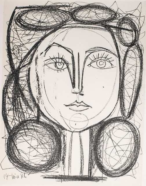 Pablo Picasso, ‘Francoise, 1949 Limited edition Lithogrph by Pablo Picasso’, 1949, White Cross