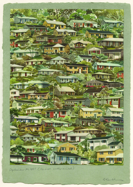 Billy Renkl, ‘November 11, 1850: as much life’, 2012, Drawing, Collage or other Work on Paper, Collage on Toned Paper, Foley Gallery