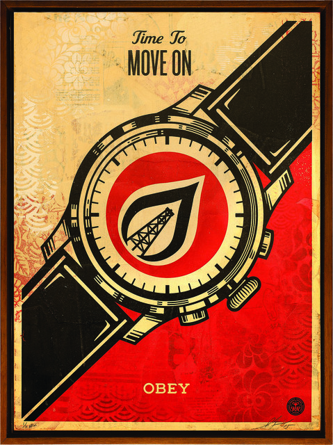 Shepard Fairey (OBEY), ‘Time To Move On ’, 2015, Underdogs Gallery