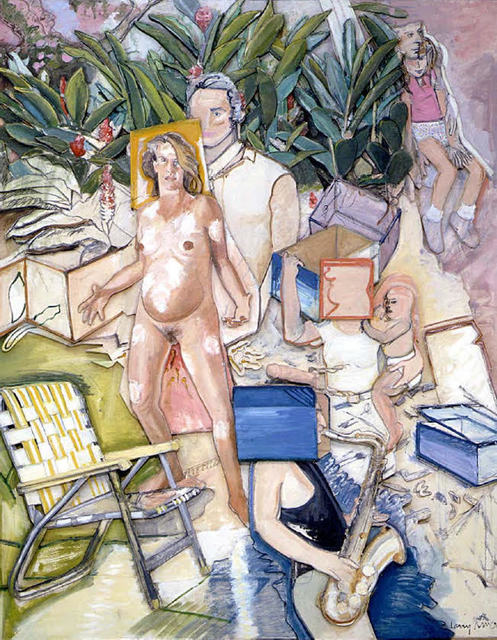 Larry Rivers, ‘Fassbinder's Planned Parenthood’, 1986, The Sunfair Gallery