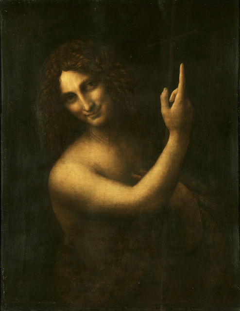 Leonardo da Vinci, ‘Saint John the Baptist’, 1513-1515, Musée du Louvre