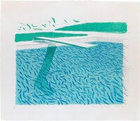 David Hockney - Slow Rise, from Some New Prints (M.C.A.T. 342)