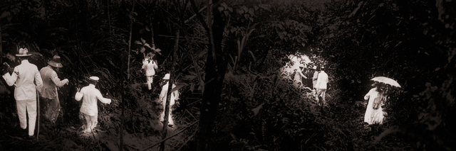 Abednego Trianto, ‘Men Presumably On The Way to An Observation After the Eruption’, 2014, Archival Pigment Print, Framed, Singapore Art Museum (SAM)