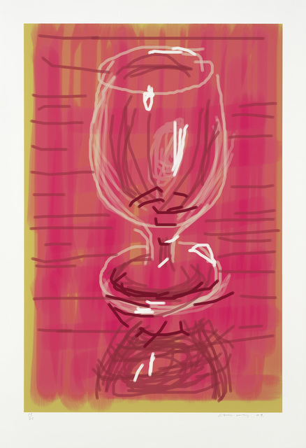 David Hockney, ‘Glass’, 2009, Drawing, Collage or other Work on Paper, IPad Drawing, Galerie Lelong & Co.