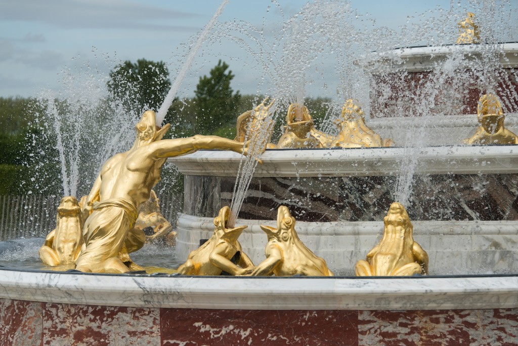 View of the Latona Fountain at Château de Versailles View of the Latona Fountain at Château de Versailles