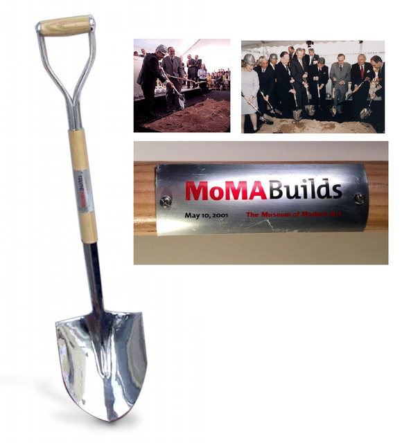 Andy Warhol, ‘"MoMA Groundbreaking Shovel", 2001, ONE of EIGHT, 2001, New Moma, Museum of Modern Art NYC’, 2001, VINCE fine arts/ephemera